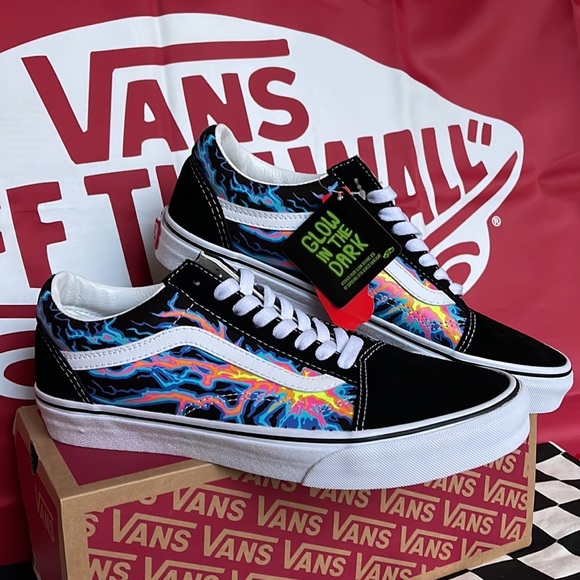 Vans Old Skool Electric Flame Black/True White WMNS sneakers - Picture 5 of 16
